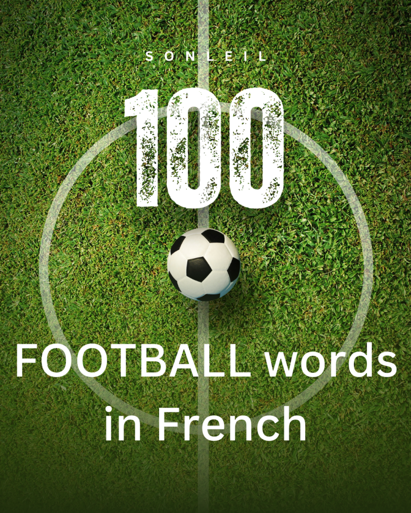 100 Football Words in French