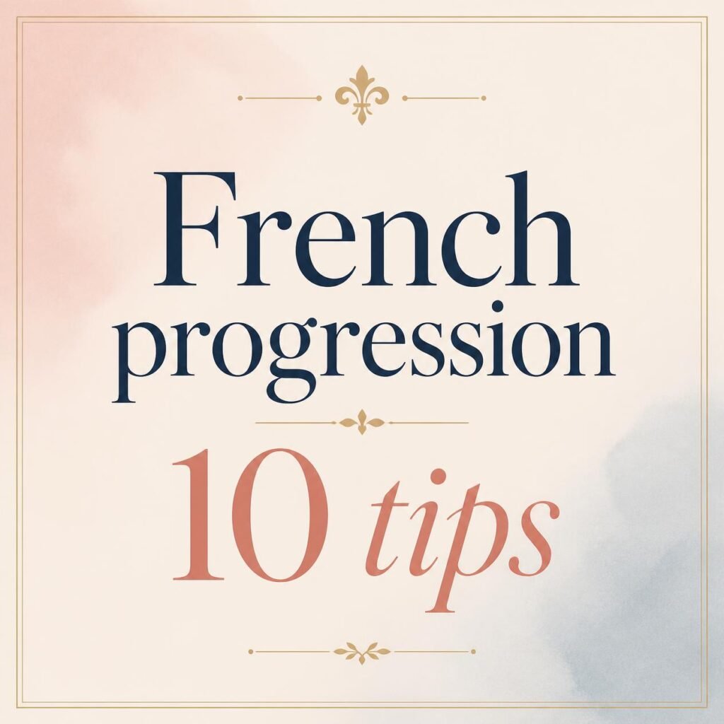French progression - 10 tips